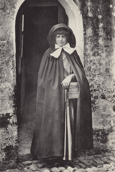 Mladá dívka z Brugg (čb fotografie) od Belgian Photographer
