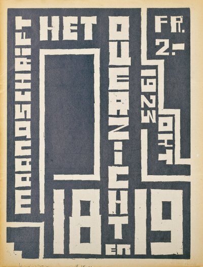 Obálka vydání časopisu „The Overview“ z roku 1923, 1923 od Belgian School