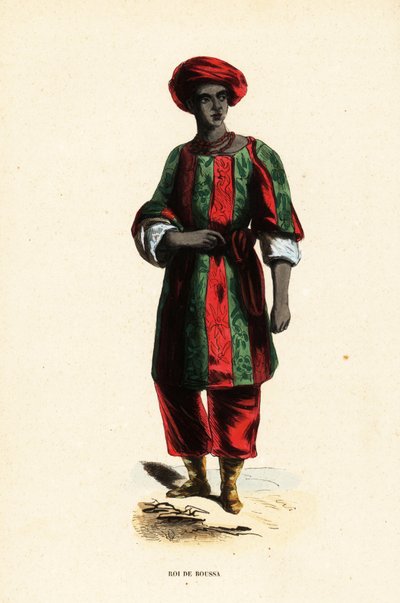 Král lidu Hausa od Belgian School