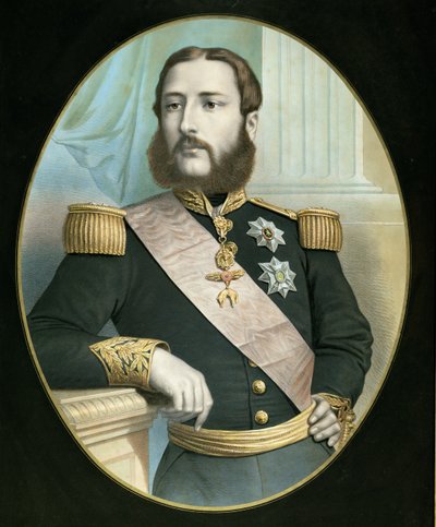 Leopold II. (1835-1909) kolem 1866-67 od Belgian School