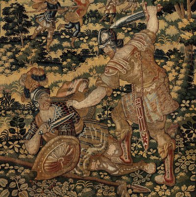 Příběh Cyruse II. Velikého, kolem roku 1590 (tapisérie) od Belgian School