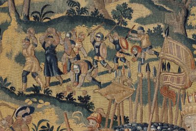 Příběh Cyruse II. Velikého, kolem roku 1590 (tapisérie) od Belgian School