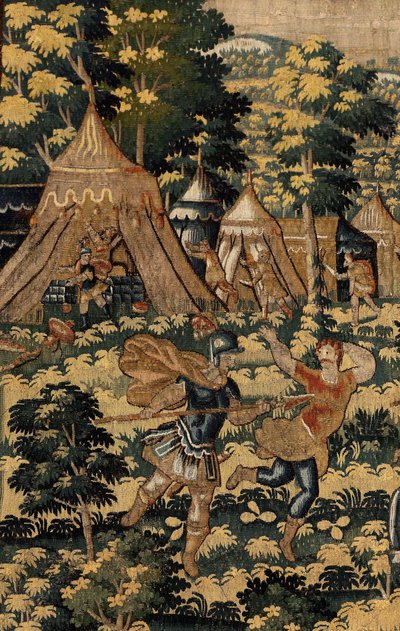 Příběh Cyruse II. Velikého, kolem roku 1590 (tapisérie) od Belgian School