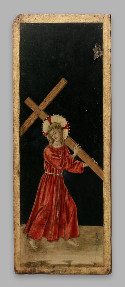 Kristus nesoucí kříž; Kristus Vykupitel; ukřižování od Benedetto Bonfigli