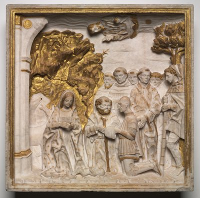 Pier Francesco Visconti, dvůr Saliceto, Adoring the Christ Child, krátce po roce 1484. od Benedetto Briosco