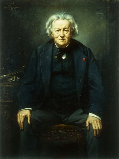 Portrét Jean Baptiste Camille Corot, 1874 od Benedict Masson