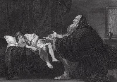 Eliáš vychovává syna vdovy od Benjamin (after) West