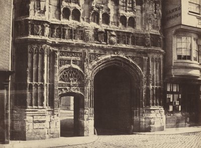 Christchurch Gateway, Canterbury od Benjamin Brecknell Turner