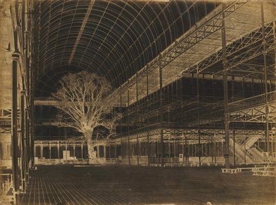 Crystal Palace, Hyde Park, Transept, 1852. od Benjamin Brecknell Turner