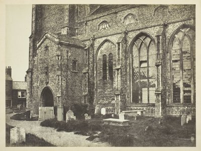 Jižní strana kostela Cromer od Benjamin Brecknell Turner