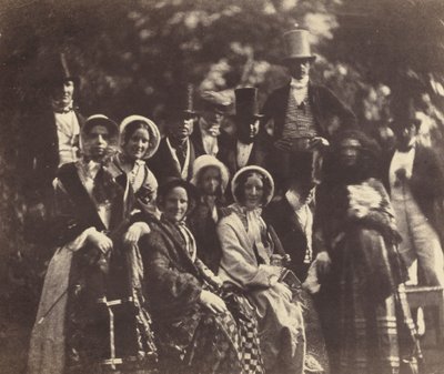 Svatební skupina, c. 1852 nebo 1853. od Benjamin Brecknell Turner