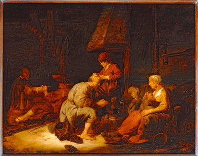 Obsluha lupy. 1630 ... od Benjamin Gerritsz. Cuyp