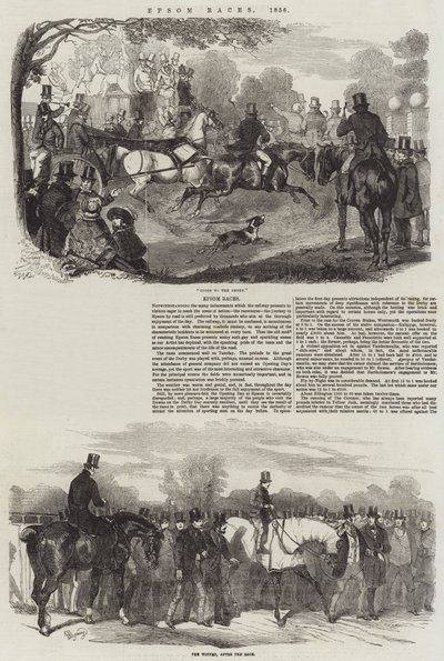 Závody Epsom, 1856 od Benjamin Herring