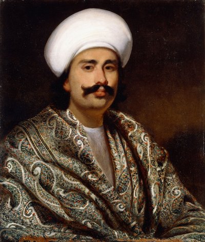 Portrét Nawaba, c. 1856-62 od Benjamin Hudson