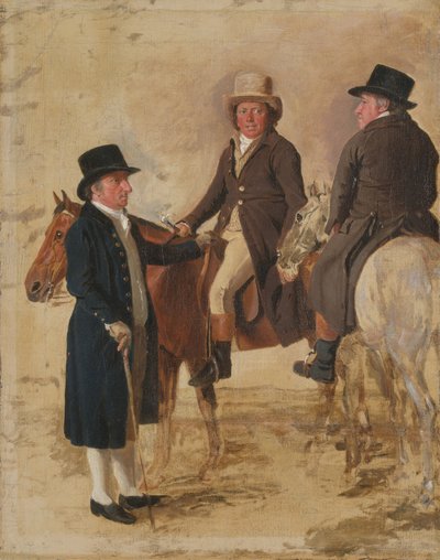 Three Worthies of the Turf v Newmarketu, kolem roku 1804: John Hilton, soudce plátna) od Benjamin Marshall