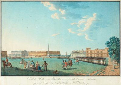 Mramorový palác v Petrohradě, c. 1800 od Benjamin Paterssen
