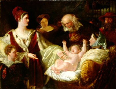 Mary Queen of Scots When the Infant od Benjamin Robert Haydon