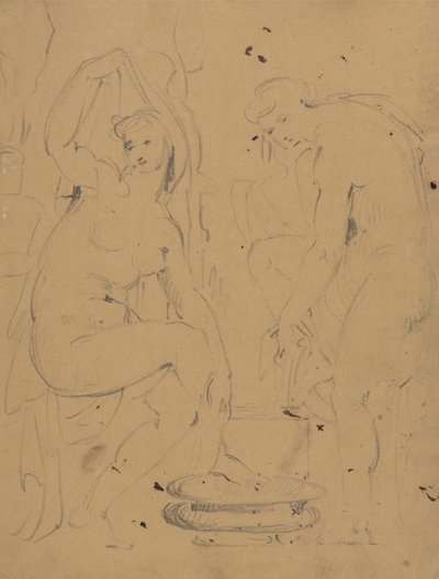 Studie koupání žen od Benjamin Robert Haydon