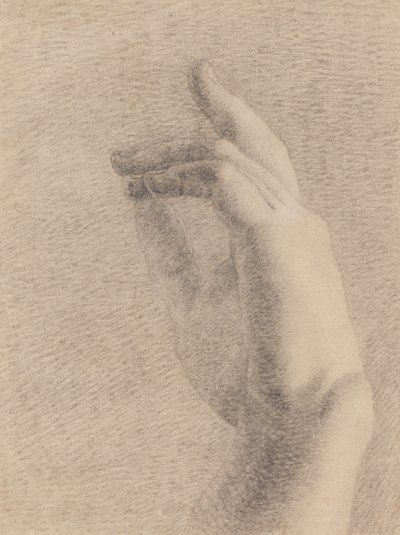 Studium ruky [recto] od Benjamin Robert Haydon