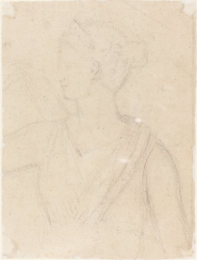 Studie sochy Diany ve Vatikánu [verso] od Benjamin Robert Haydon