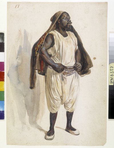 Orientalisté: zastoupení Biskry, vrátného v Alžíru (ilustrace) od Benjamin Roubaud