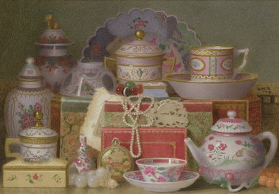 Stará Čína, 1879 (wc a tužka na papíře) od Benjamin Walter Spiers