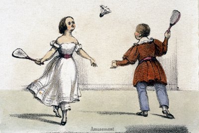 Zábava, od kura domácího v grafických ilustracích zvířat - Ukazování jejich užitečnosti člověku při jejich zaměstnání během života a použití po smrti, kolem roku 1845 od Benjamin Waterhouse Hawkins