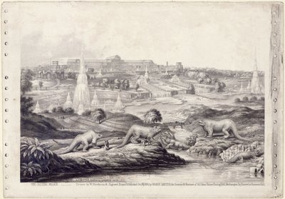 Křišťálový palác od Benjamin Waterhouse Hawkins
