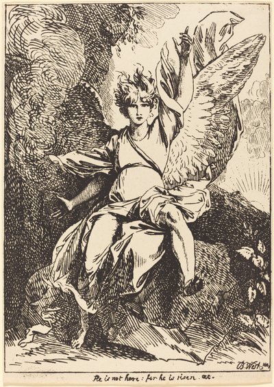 Anděl vzkříšení od Benjamin West