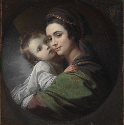 Elizabeth Shewell West a její syn, Raphael od Benjamin West