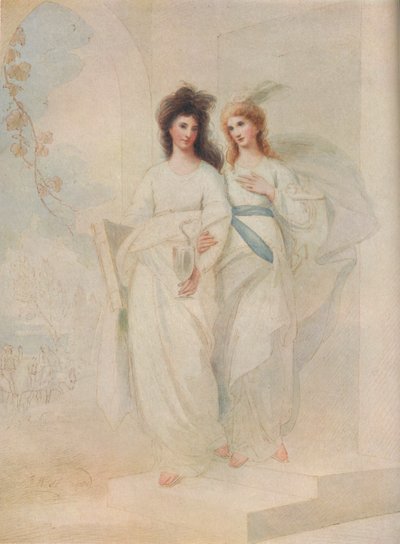 Fidelia a Speranza, 1784 od Benjamin West