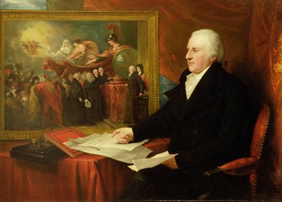John Eardley Wilmot (1709-92) 1812 (olej na plátně) od Benjamin West