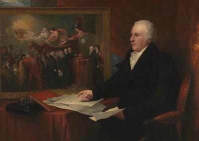 John Eardley Wilmot od Benjamin West