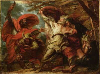 Král Lear, kolem roku 1788 od Benjamin West