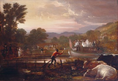 Paddingtonský kanál, 1801 od Benjamin West