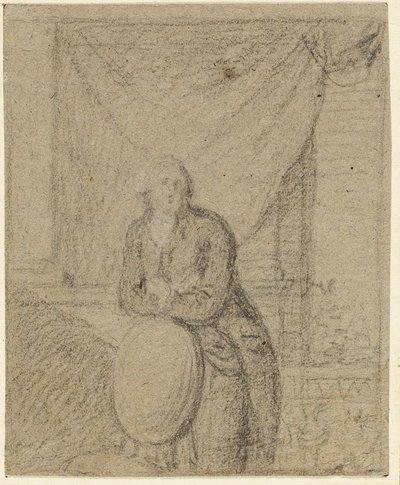 Portrét muže stojícího před oknem od Benjamin West