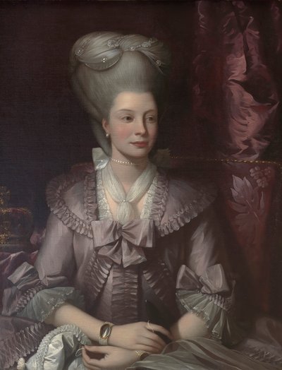 Královna Charlotte od Benjamin West