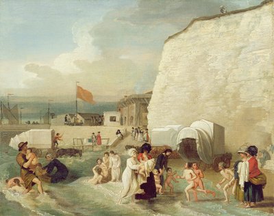 The Bathing Place at Ramsgate, c.1788 (olej na plátně) od Benjamin West