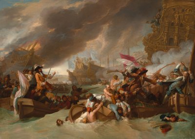 Bitva u La Hogue, 1778. od Benjamin West