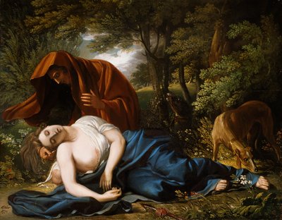 Smrt Procrise, 1770, retušováno 1803. od Benjamin West