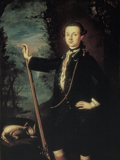 Thomas Mifflin (1744-1800), kolem 1757-59 (olej na plátně) od Benjamin West