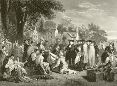 Smlouva Williama Penna s Indiány od Benjamin West