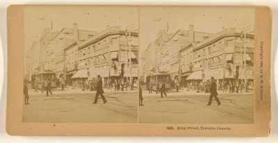 King Street, Toronto, Kanada. od Benjamin West Kilburn