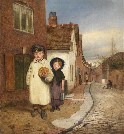 Pohled na Frog Lane od Benjamin Williams Leader