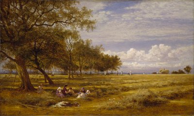 Anglický Hayfield, 1878 od Benjamin Williams Leader