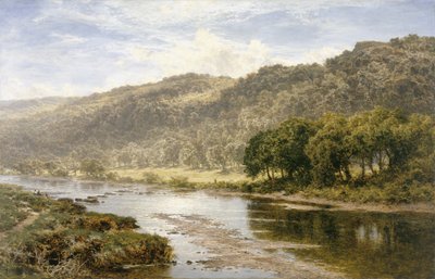 Na řece Llugwy pod Capel Curig (olej na plátně) od Benjamin Williams Leader