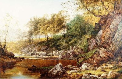 Na řece Conway od Benjamin Williams Leader