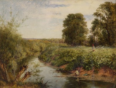 Na Teme ve Worcesteru, 1855 od Benjamin Williams Leader