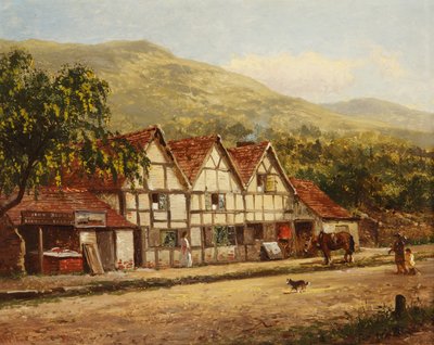 Stará kovárna, Great Malvern, 1871 od Benjamin Williams Leader