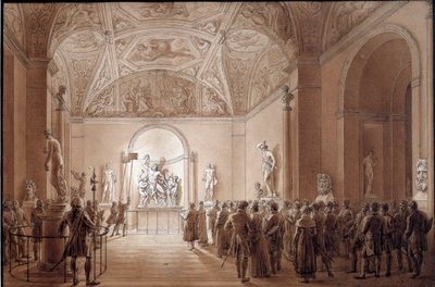 Návštěva pochodně císařem Napoleonem I od Benjamin Zix